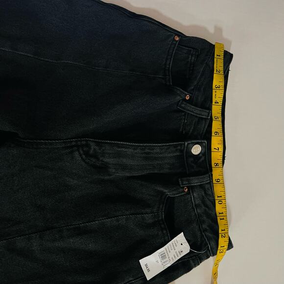 Pacsun 90’s Boyfriend Front Split High Rise Jeans Size 27 NWT Washed Black - Picture 8 of 11